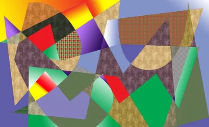 krajobraz #3,2019, (media mieszane)