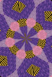 ornament #69,2019, (media mieszane)