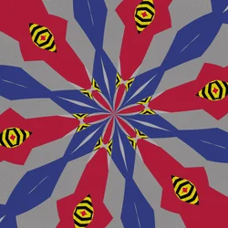 symetria #2,2019, (media mieszane)