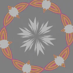symetria #42,2019, (media mieszane)