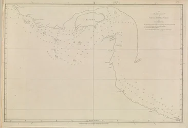 Plany portów, Dalrymple, Alexander opublikowane w 1791 r. Plan Zatoki Perskiej autorstwa porucznika Johna Cant
