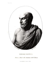 Demokryt (ok. 460-c.370 pne), ryty z popiersia w Muzeum Watykańskim