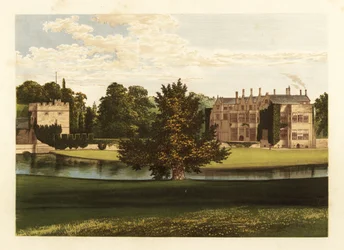 Zamek Broughton, Oxfordshire, Anglia.
