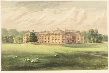 Holme Lacy House, Herefordshire, Anglia. 1880 (grawerowanie)