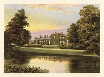 Netherhall, Cumberland, Anglia. ,1880 (grawerowanie)