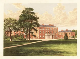 Trafalgar House, Wiltshire, Anglia. ,1880 (grawerowanie)
