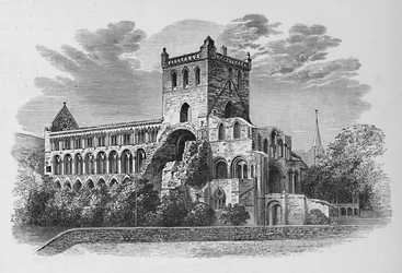 Z południowego wschodu, opactwo Jedburgh, c1880, 1897