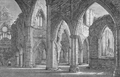 Z Południowego Transeptu, Opactwo Tintern, ok. 1885, 1897 r.
