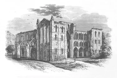 Od północy, opactwo Rievaulx, ok. 1880, 1897 r.