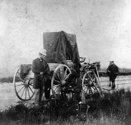 Ciemnia Aleksandra Gardnera na kółkach, 1867 r.