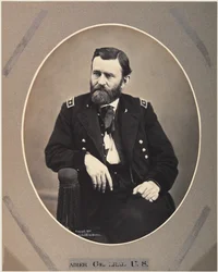 Platynowy Ryż Odbitki Ulyssesa S. Granta, 1865, wydrukowany 1901 (zdjęcie w sepii)