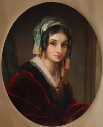 Portret Aleksandry Smirnovej-Rosset 1809-1882, 1841