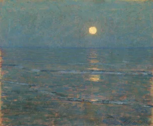 Światło księżyca, ok. 1892 (pastel na papierze na tekturze))