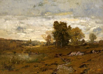 Jesień w Arkville, połowa końca XIX wieku.