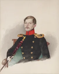 Portret Wasilija Wasiliewicza Engelhardta 1814-1868, 1839-1840