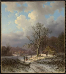 Śnieżny krajobraz