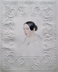 Portret Adelaidy Aleksandrownej Senkowskiej 1800-1858, z domu baronowa von Rahl, koniec lat 40. XIX wieku