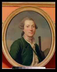 Hrabia Pierre-Francois de Cluzel (1734-83) w stroju myśliwskim