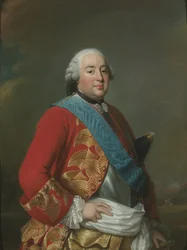 Portret Ludwika Filipa I (1725-1785), Duce de Orleans, autorstwa Roslin, Alexander (Alexandre) (1718-1793). Olej na płótnie, ok. 1770. Wymiary: 116x88 cm. Muzeum Narodowe w Sztokholmie