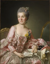 Portret Marie-Suzanne Giroust, Madame Roslin, 1734-1772, 1770