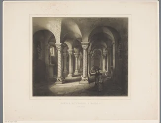 Krypta Rolduca kościół opactwa Crypt de l