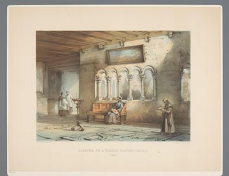 Klooster van Onze-Lieve-Vrouwebasiliek te Tongeren Klasztor kościoła Notre-Dame w Tongres (tytuł na obiekcie) Starożytne zabytki architektury od XI do XIII wieku w Limburgii (tytuł serii)