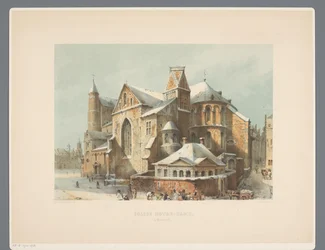 Onze-Lieve-Vrouwe-Basiliek te Maastricht Kościół NMP w Maestricht (tytuł na obiekcie) Starożytne zabytki architektury od XI do XIII wieku w Limburgii (tytuł serii)