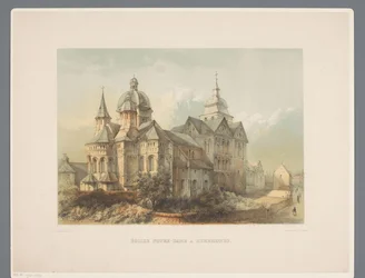 Onze Lieve Vrouwe Munsterkerk te Roermond Kościół NMP w Roermonde (tytuł na obiekcie) Starożytne zabytki architektury od XI do XIII wieku w Limburgii (tytuł serii)