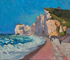 Klify nadbrzeżne w Etretat