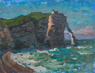 Normandia, Etretat, Studium 2