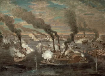 Wielka bitwa morska pod Memphis w stanie Tennessee 6 czerwca 1862 r.