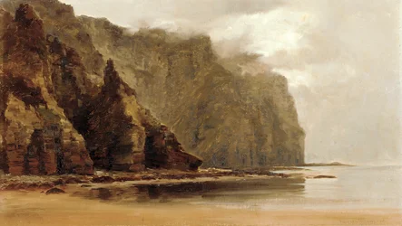 Klify Minaun, wyspa Achill, hrabstwo Connacht, Irlandia (olej na płótnie)