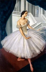 Portret baleriny Anny Pawłowej 1881-1931, 1924