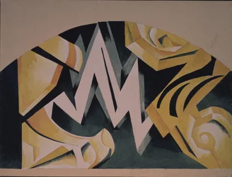 Scenografia do sztuki Romeo i Julia W. Szekspira, 1921