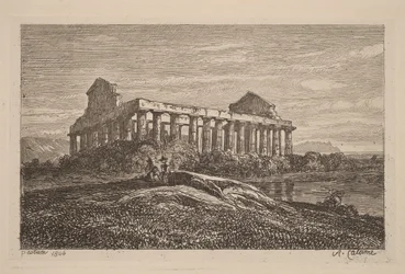 Ruiny w Paestum
