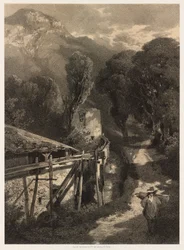 Droga Simplon, Meillerie, Francja.