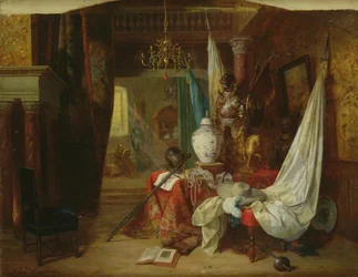 Wnętrze, romantyczne bibeloty