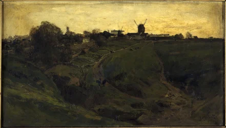 Widok na Montmartre, strona północno-zachodnia