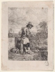 Żebrak, 1833-38.
