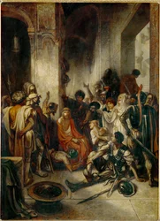 Chrystus w pretorium (obraz na płótnie)