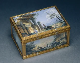 Pudełko prostokątne, ok.1840-50