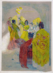 Taniec flamenco, Sewilla, Hiszpania.