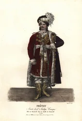 Jean Audeville Fresnoy jako Menzicoff w La Famille de Menzicoff J-J-M Duperche, Ambigu Comique