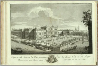Pałac Letni w Petersburgu Księga na 50. rocznicę założenia Petersburga, 1753 r.