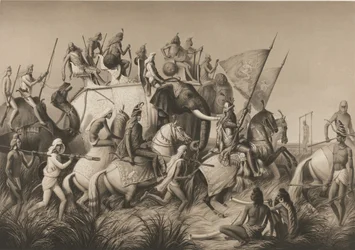 Podróż przez Indie, 1845-1848