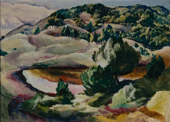Korolkowskie Dacza. Staw na wzgórzach, 1918