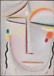 Abstrakcyjna głowa: Oświecenie II, 1919.