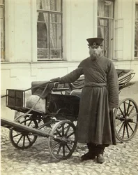 Stangret. Albumin Photo Aleksiej Siergiejewicz Mazurin (1846-po 1914)