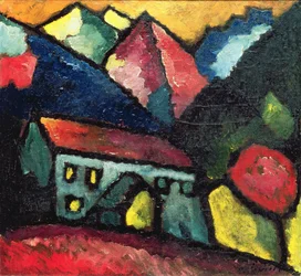Dom w górach, ok. 1912