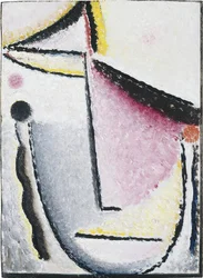 Abstrakcyjna głowa: zamyślona, 1929-1930